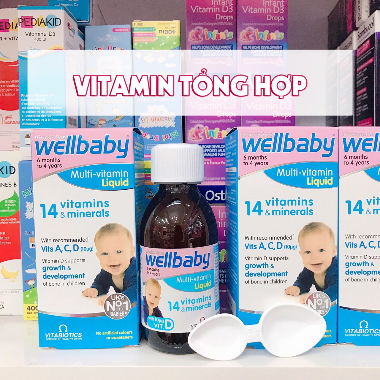 Siro Vitamin Và Khoáng Chất Wellbaby Multi-Vitamin Liquid (150ml ...