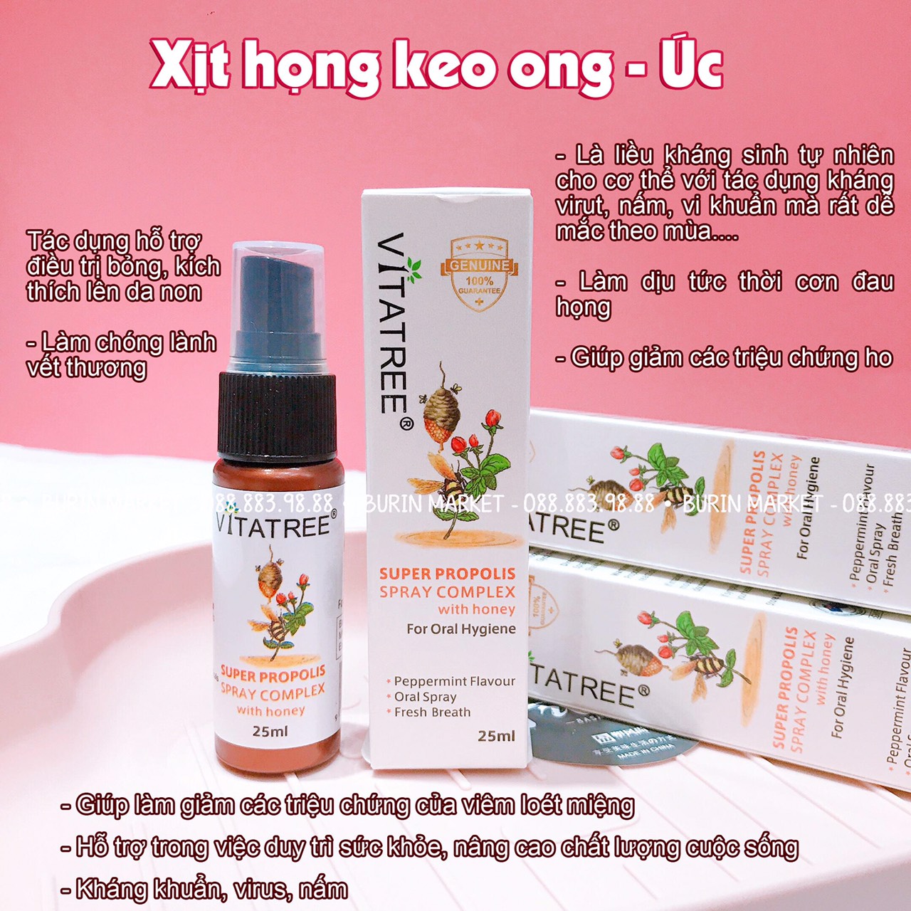 Xịt keo ong Úc